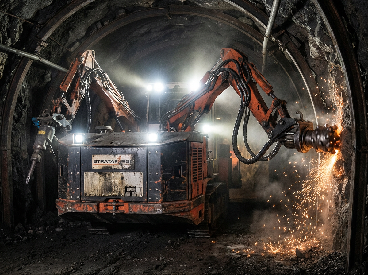 Mining safety robot underground